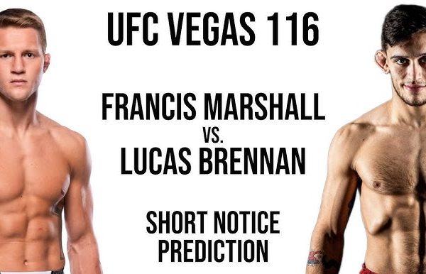 Lucas Brennan joins UFC Vegas 116 for Octagon debut against Francis Marshall