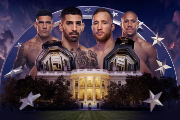 UFC-Visuals im Weißen Haus