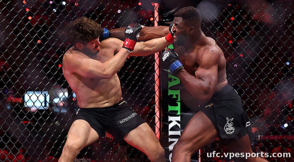 francis ngannou knocks