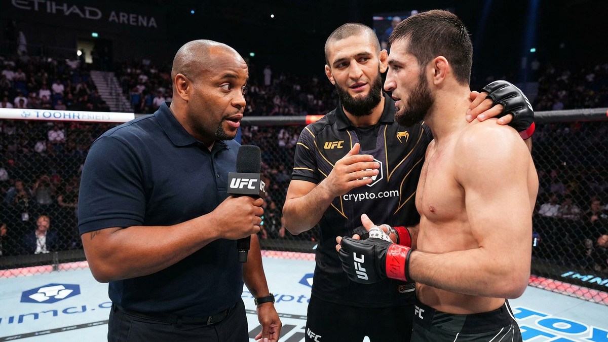 Khamzat Chimaev, Daniel Cormier – Khamzat Chimaev übersetzt bei UFC Abu Dhabi