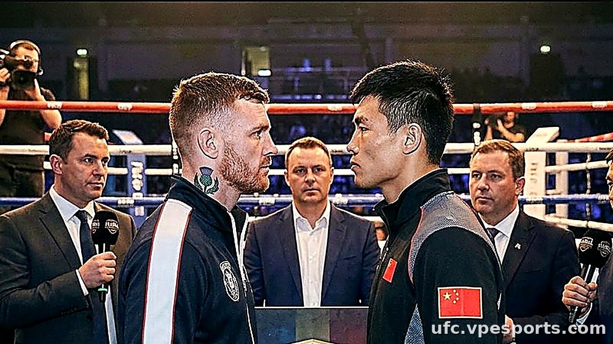 Nico Carrillo gegen Zhou Jiaqiang Kickbox-Anspiel