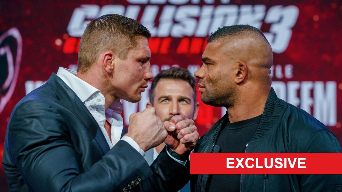Alistair Overeem — Alistair Overeem popycha walkę w Amsterdamie