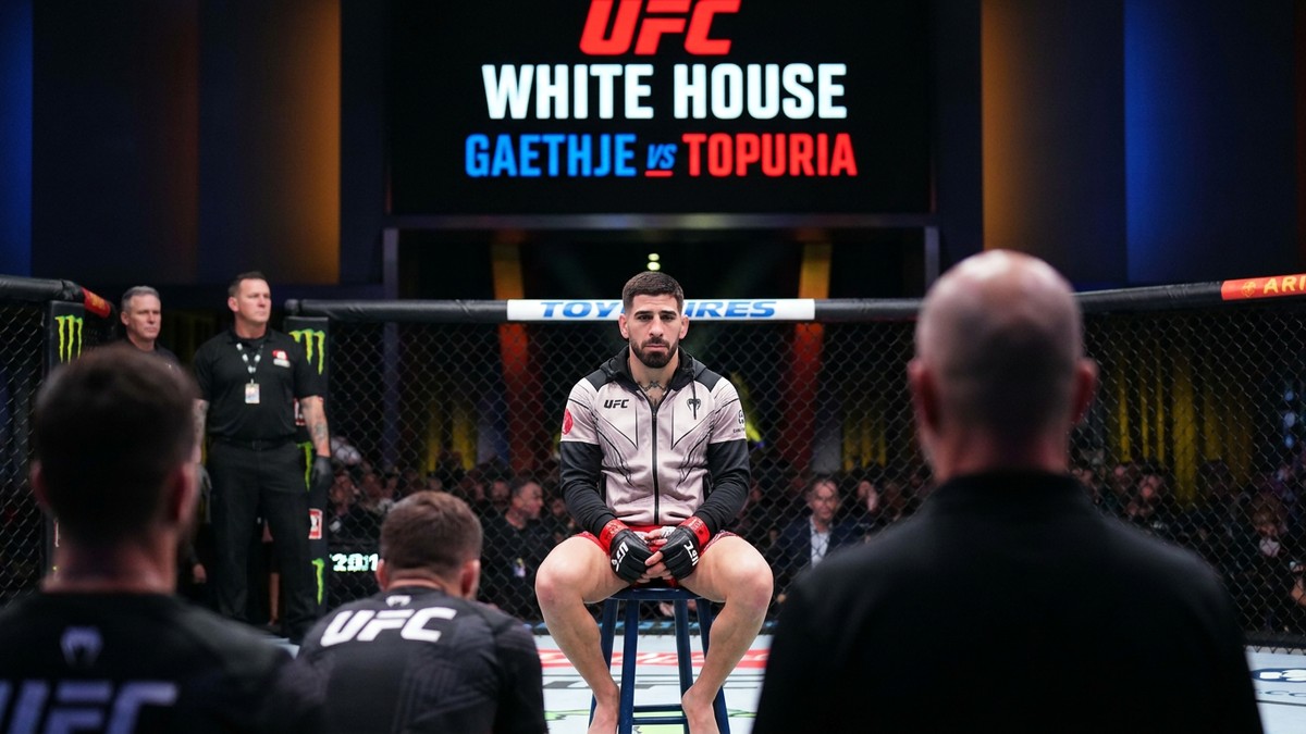 Ilia Topuria — Ilia Topuria Faces Focus Questions After Loss