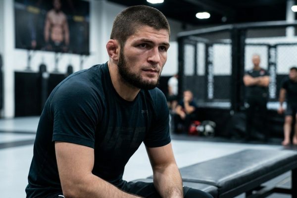 Khabib Nurmagomedov — Khabib Nurmagomedov Backed by Cormier