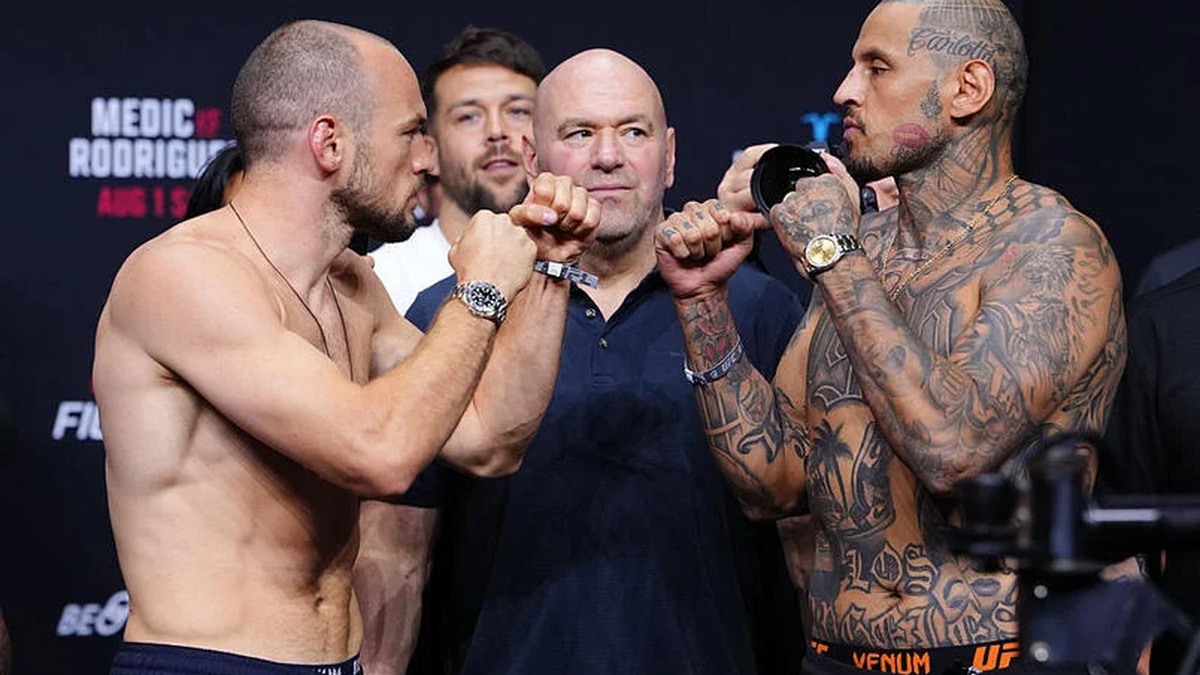 Урош Медик и Даниел Родригес в UFC Белград